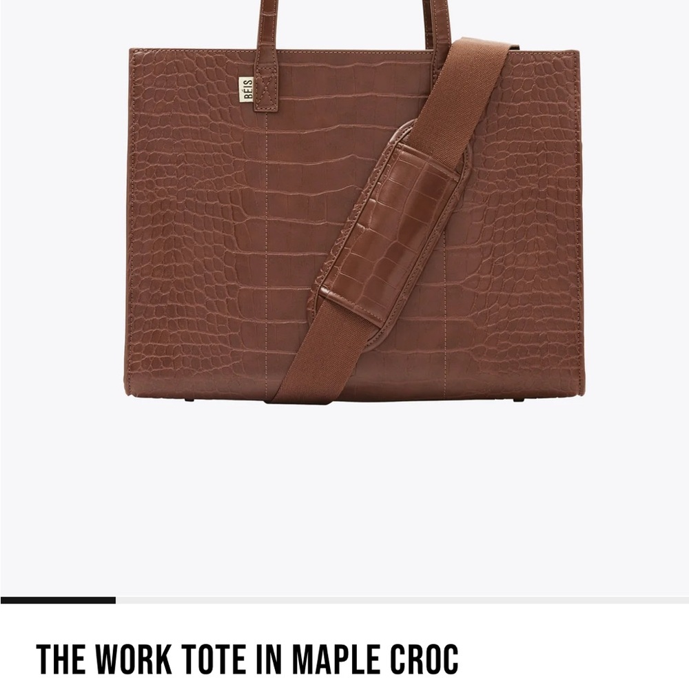 BEIS Maple Croc Work Tote